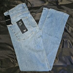 Armani Men's J45 Regular Fit Jeans Light-Medium Wash W31/L32